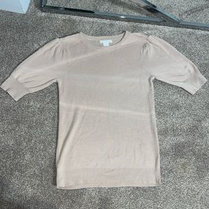 H&M cream top